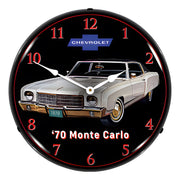 Collectable Sign and Clock 1985 Corvette Backlit Wall Clock