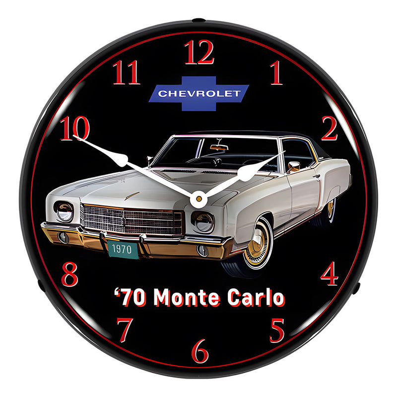Collectable Sign and Clock 1985 Corvette Backlit Wall Clock