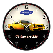 Collectable Sign and Clock 1969 Z28 Camaro Backlit Wall Clock