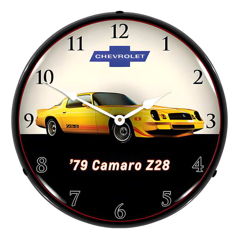 Collectable Sign and Clock 1969 Z28 Camaro Backlit Wall Clock