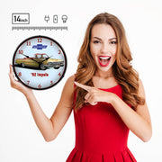 Collectable Sign and Clock Wall Clock