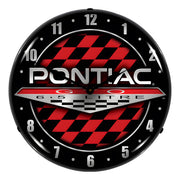 Collectable Sign and Clock Pontiac GTO Backlit Wall Clock