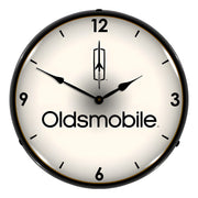 Collectable Sign and Clock Oldsmobile Backlit Wall Clock