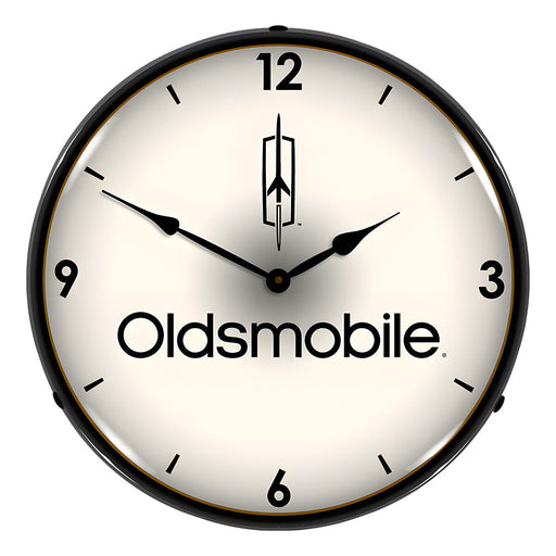 Collectable Sign and Clock Oldsmobile Backlit Wall Clock