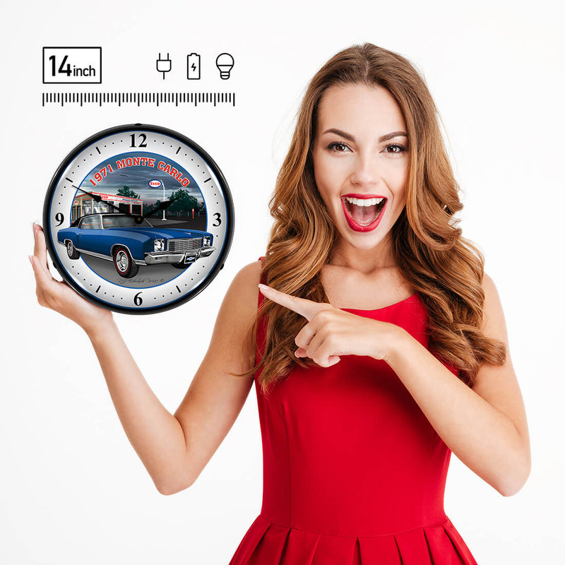 Collectable Sign and Clock Wall Clock