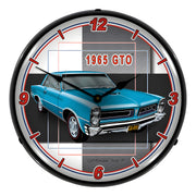Collectable Sign and Clock 1965 GTO Backlit Wall Clock