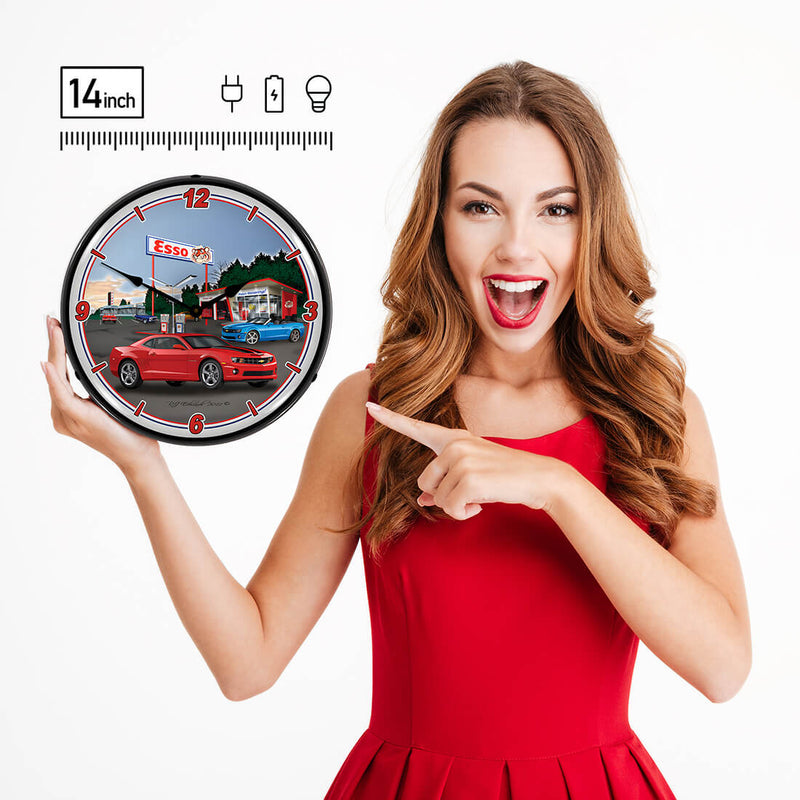 Collectable Sign and Clock Wall Clock
