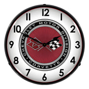 Collectable Sign and Clock C3 Corvette Backlit Wall Clock