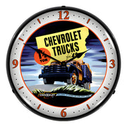 Collectable Sign and Clock 1949 Chevrolet Truck Backlit Wall Clock