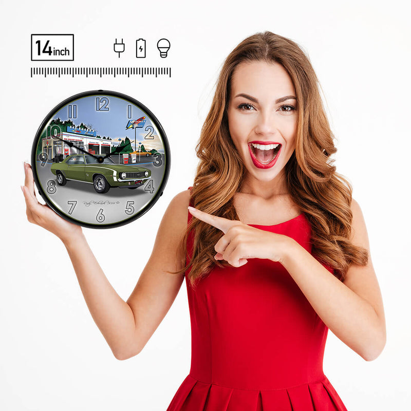 Collectable Sign and Clock Wall Clock