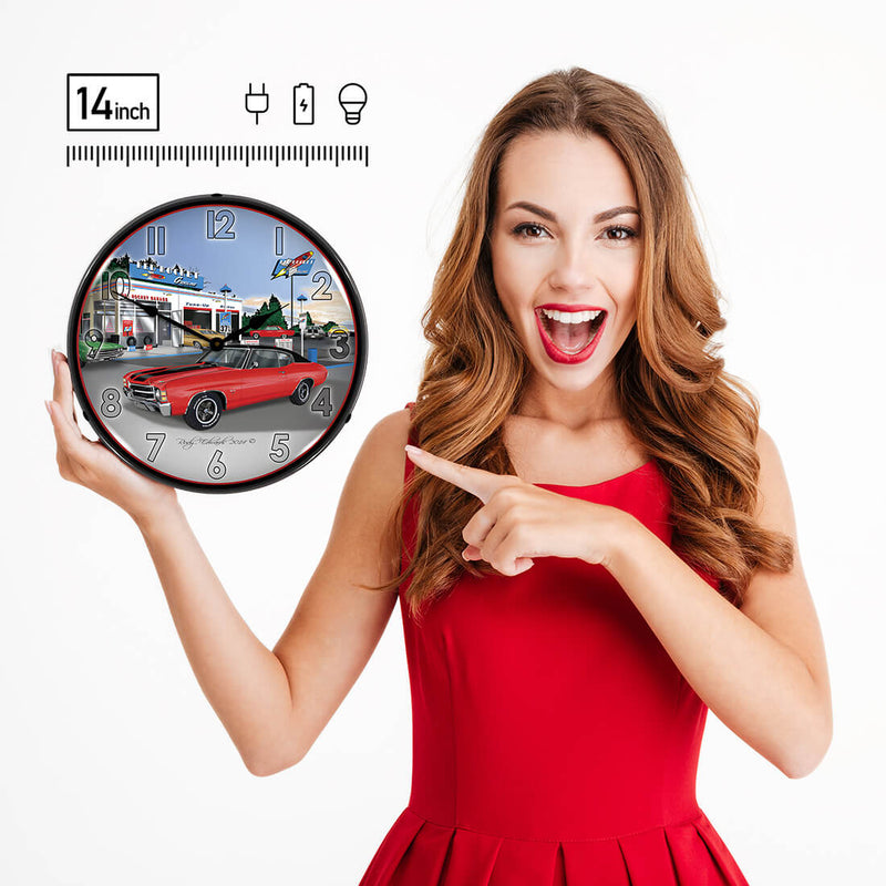 Collectable Sign and Clock Wall Clock