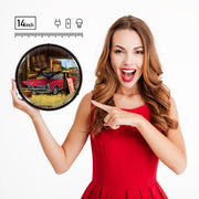Collectable Sign and Clock Wall Clock