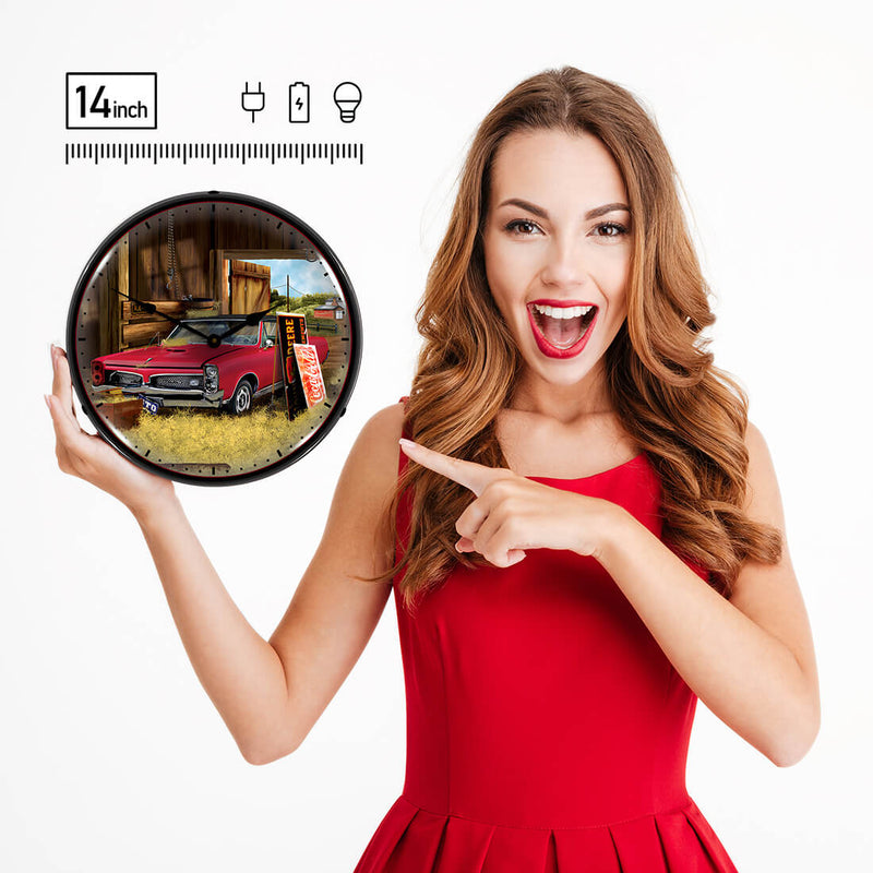 Collectable Sign and Clock Wall Clock