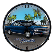 Collectable Sign and Clock 1967 Chevelle Backlit Wall Clock