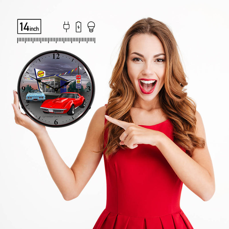 Collectable Sign and Clock Wall Clock