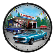 Collectable Sign and Clock 1967 Camaro Backlit Wall Clock