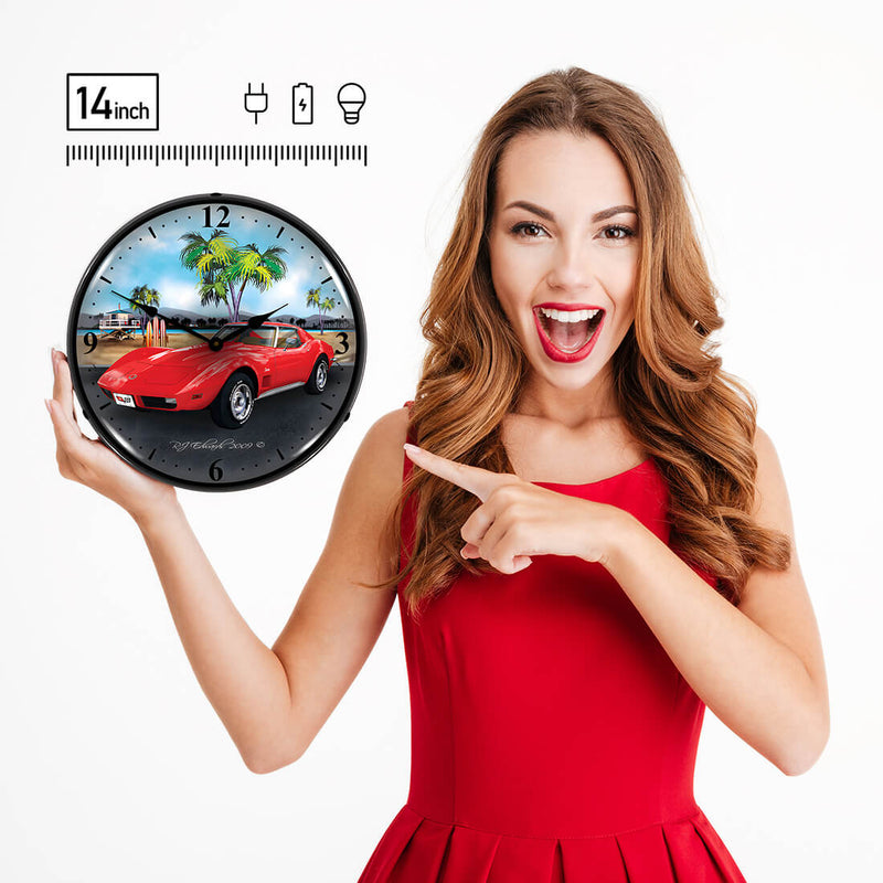 Collectable Sign and Clock Wall Clock