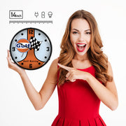 Collectable Sign and Clock Wall Clock
