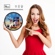 Collectable Sign and Clock Wall Clock