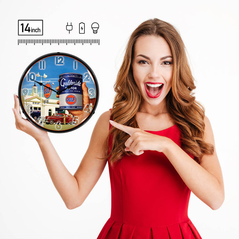 Collectable Sign and Clock Wall Clock
