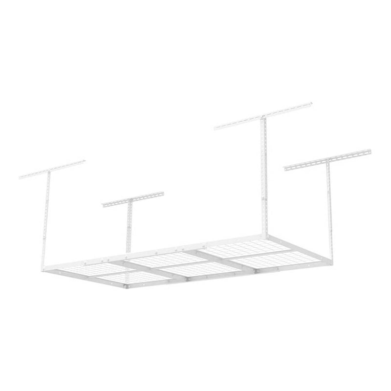 Fleximounts 3' x 6' Overhead Storage Rack (White)