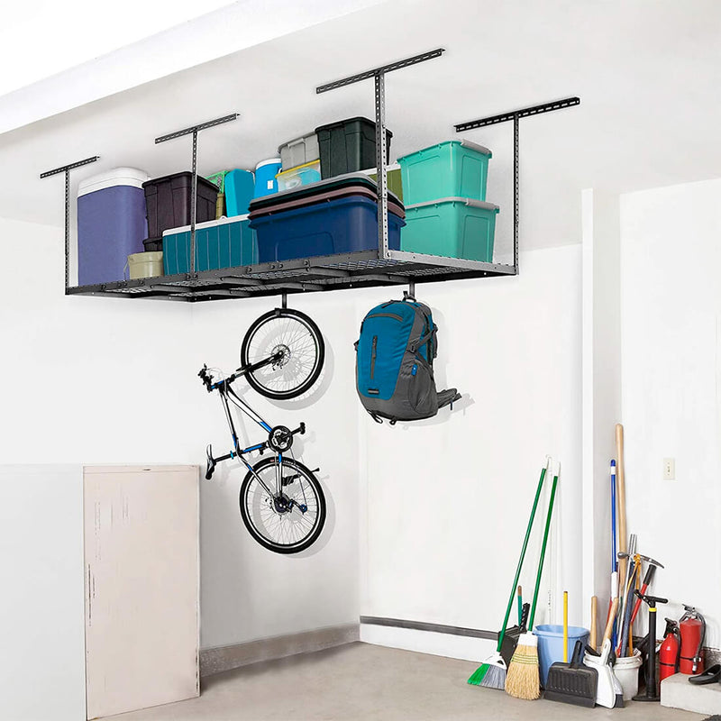 Fleximounts 3' x 8' Overhead Storage Rack (Black)