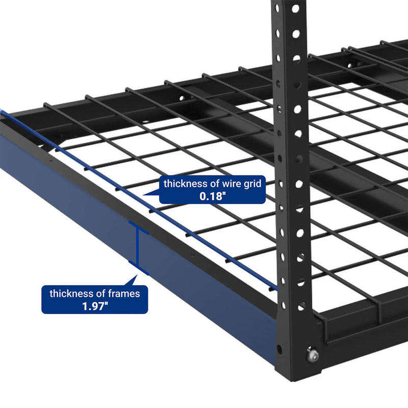 Fleximounts Max Series 3' x 8' Overhead Storage Rack (Black)