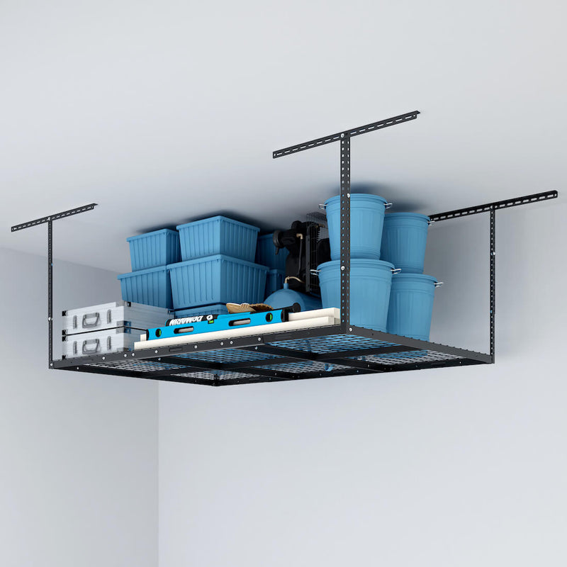 Fleximounts 4' x 6' Overhead Storage Rack (Black)