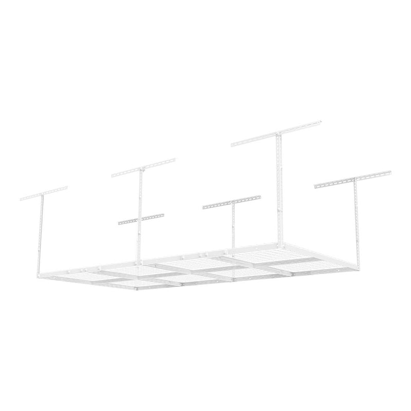 Fleximounts 4' x 8' Overhead Storage Rack (White)