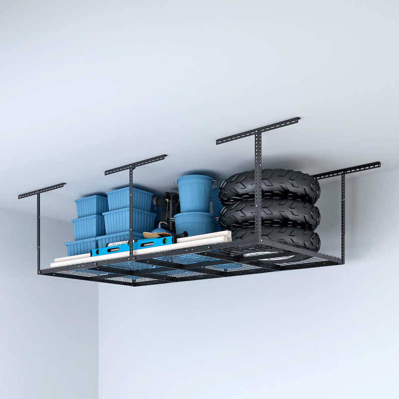 Fleximounts 4' x 8' Overhead Storage Rack (Black)