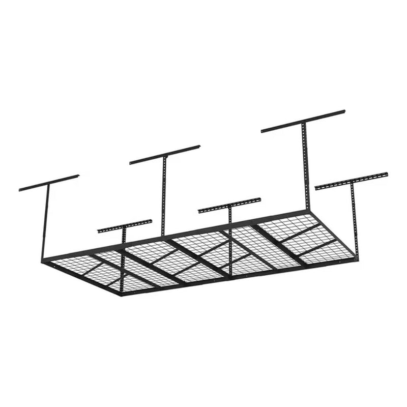 Fleximounts Heavy-Duty 4' x 8' Overhead Storage Rack (Black)