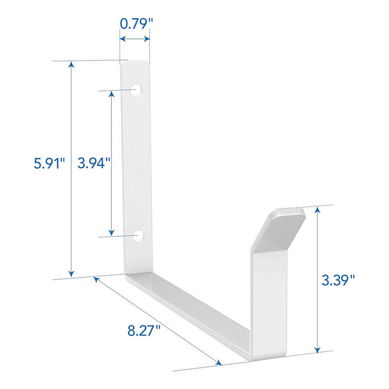 Fleximounts White Utility Hook (2-Pack)