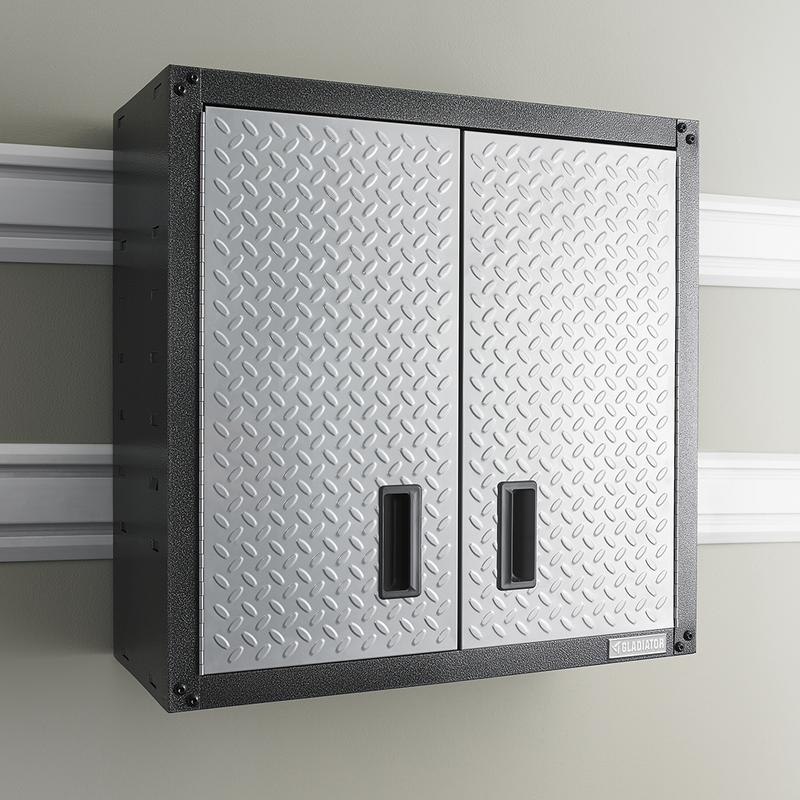 Gladiator Ready-to-Assemble 13-Piece Garage Cabinet Combo (Silver Tread)