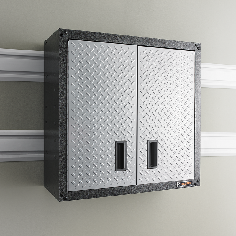 Gladiator Ready-to-Assemble 14-Piece Garage Cabinet Set (Silver Tread)