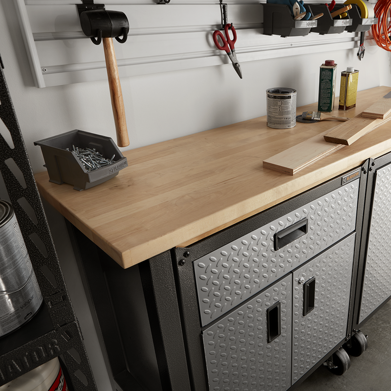 Gladiator Ready-to-Assemble 13-Piece Garage Cabinet System (Silver Tread)