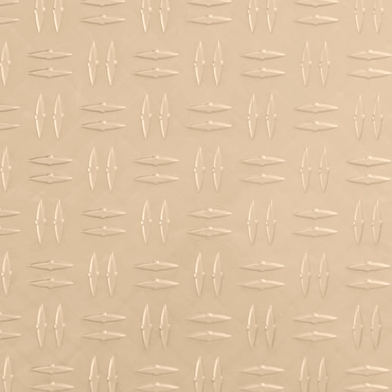 GearTile Diamond Pattern 12" x 12" Beige Garage Floor Tile (48 Pack)