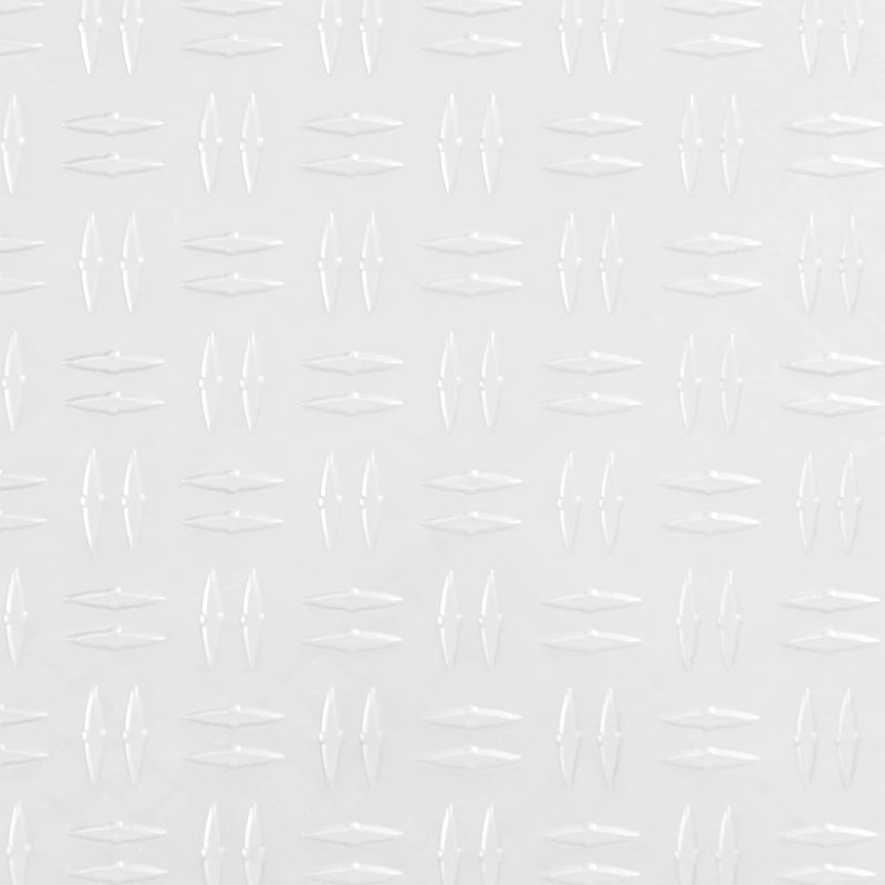 GearTile Diamond Pattern 12" x 12" White Garage Floor Tile (24 Pack)