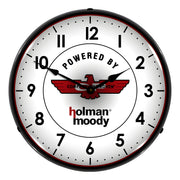 Collectable Sign and Clock Holman Moody Backlit Wall Clock