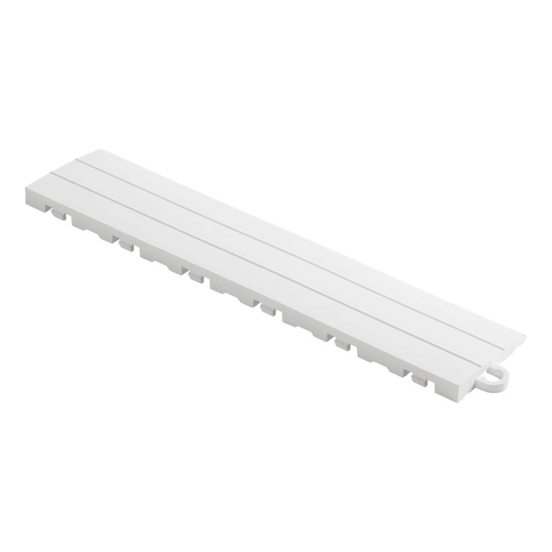 Swisstrax Diamondtrax Arctic White Garage Floor Pegged Edge (10-Pack)