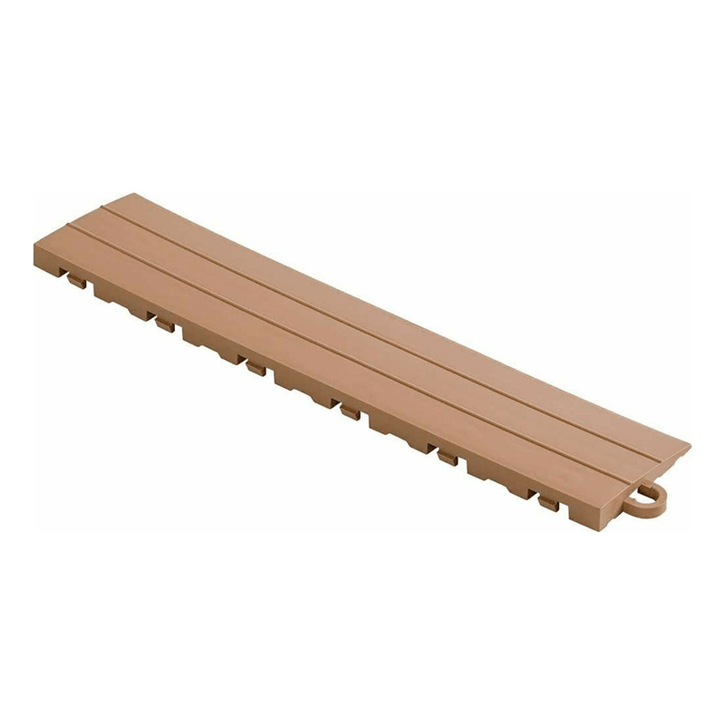 Swisstrax Diamondtrax Chocolate Brown Garage Floor Pegged Edge (10-Pack)