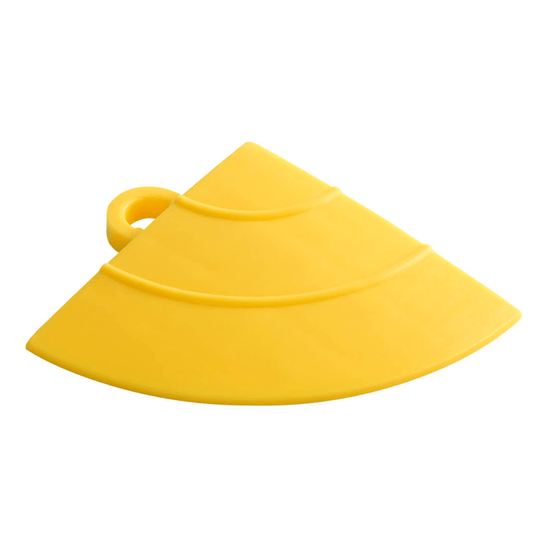 Swisstrax Diamondtrax Citrus Yellow Garage Floor Tile Corner (10-Pack)