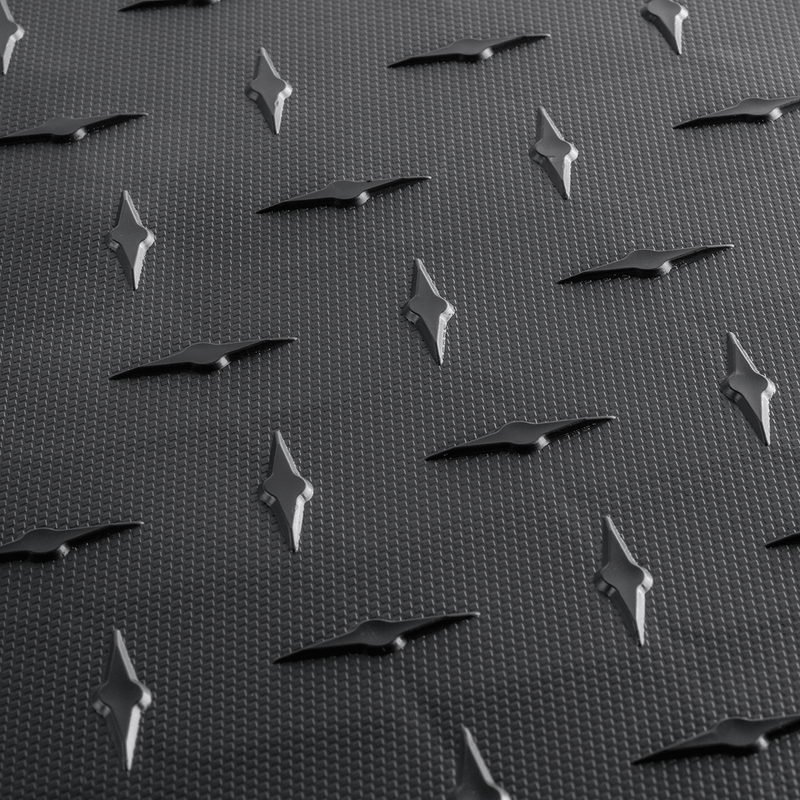 Swisstrax Diamondtrax 1ft x 1ft Jet Black Garage Floor Tiles (10 Pack)