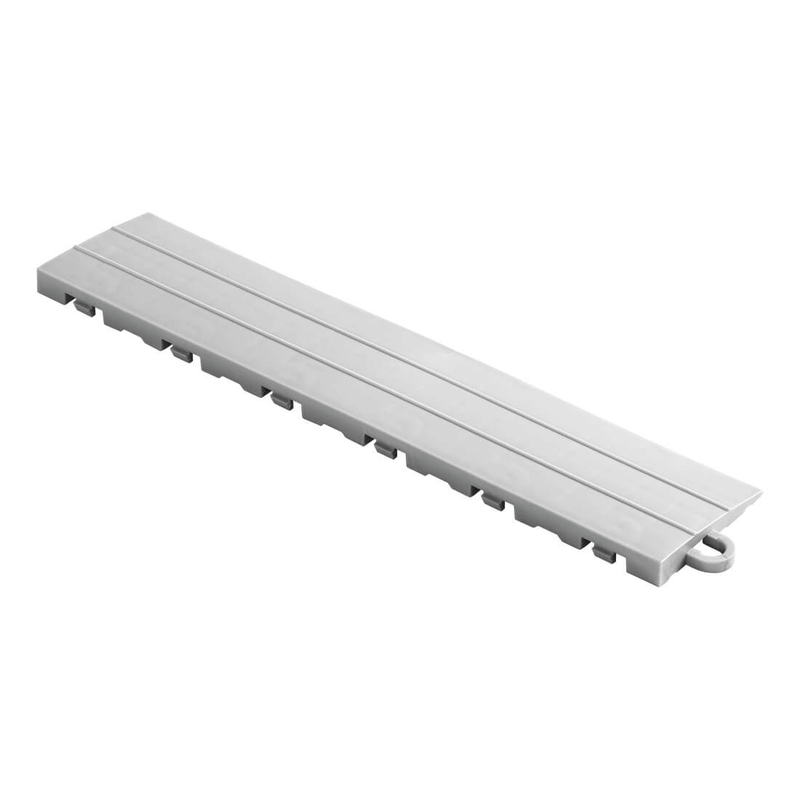 Swisstrax Diamondtrax Pearl Silver Garage Floor Pegged Edge (10-Pack)