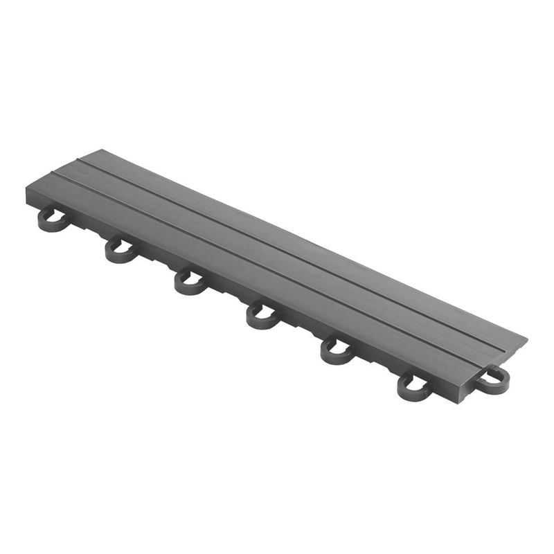 Swisstrax Diamondtrax Slate Grey Garage Floor Looped Edge (10-Pack)