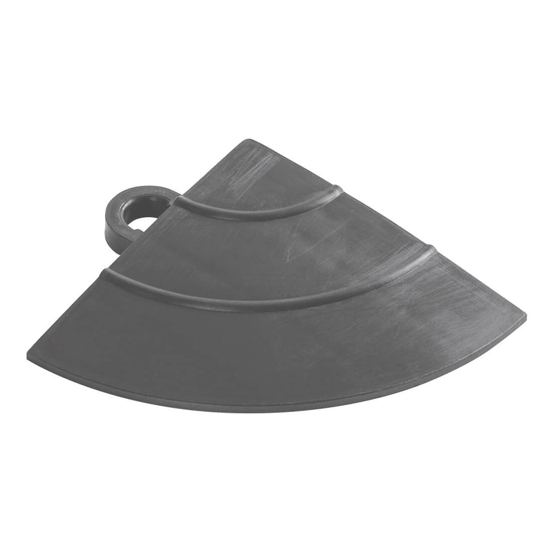 Swisstrax Diamondtrax Slate Grey Garage Floor Tile Corner (10-Pack)