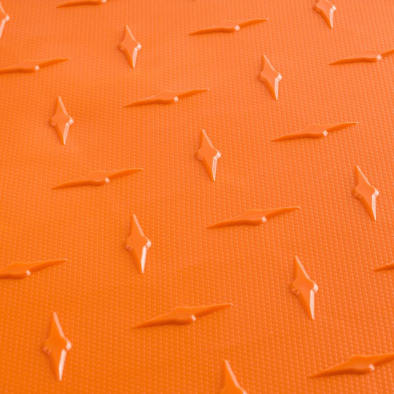 Swisstrax Diamondtrax 1ft x 1ft Tropical Orange Garage Floor Tiles (10 Pack)