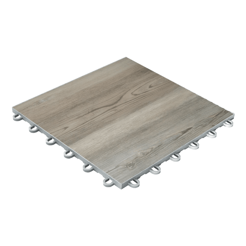 Swisstrax Diamondtrax 1ft x 1ft Ash Pine Garage Floor Tiles (10 Pack)