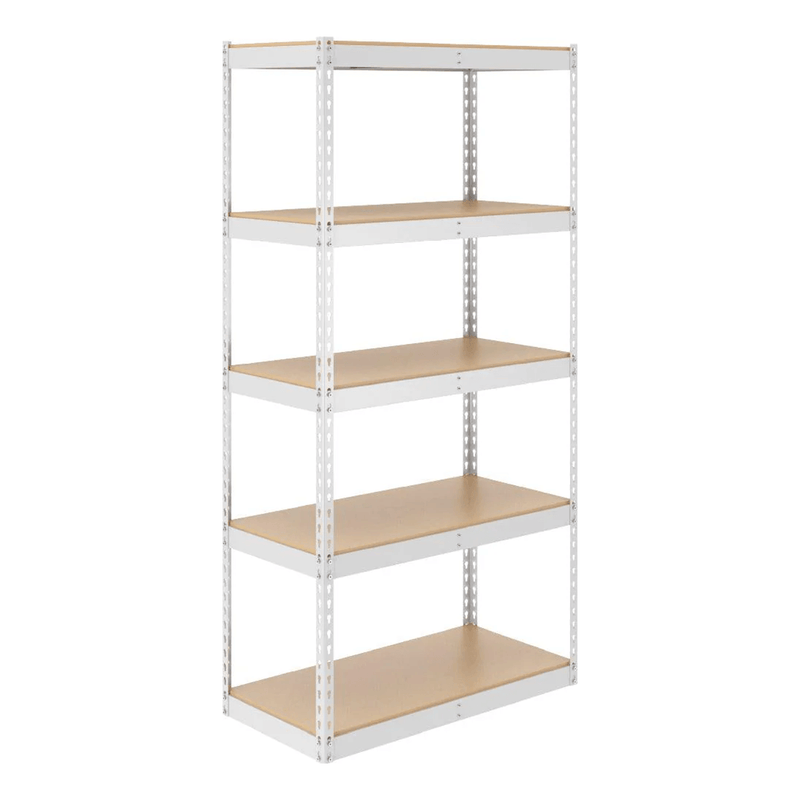 MonsterRAX 18" x 36" x 72" Garage Shelving (White)
