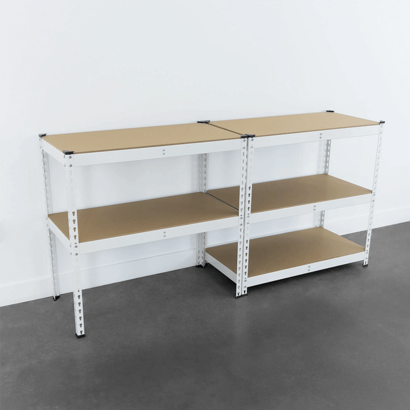 MonsterRAX 18" x 36" x 72" Garage Shelving (White)