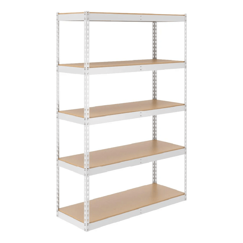 MonsterRAX 18" x 48" x 72" Garage Shelving (White)